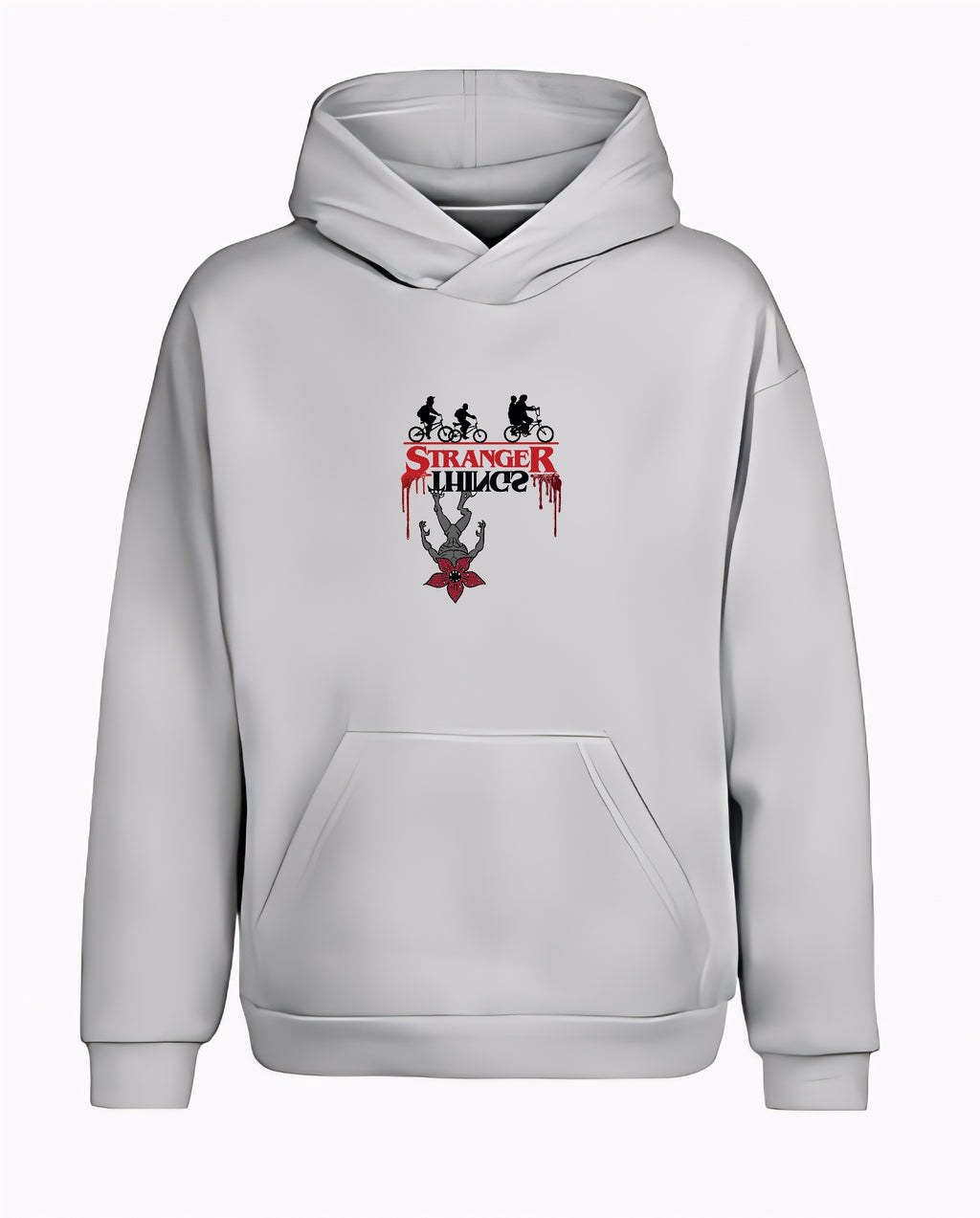 Stranger Things “Welcome to Hawkins 1984” Oversized Hoodie – Official Party Edition | CRWAZY India