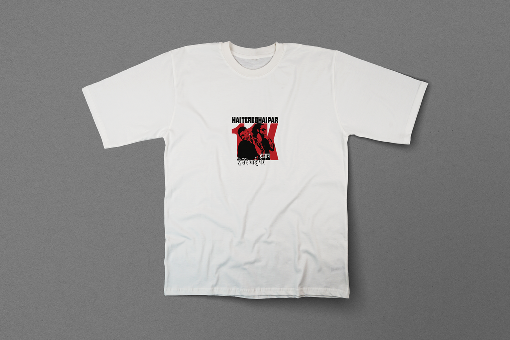 Seedhe Maut “11K” Lyrics Oversized T-Shirt – Desi Hip-Hop Streetwear | CRWAZY