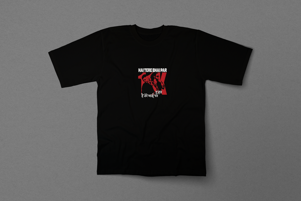 Seedhe Maut “11K” Lyrics Oversized T-Shirt – Desi Hip-Hop Streetwear | CRWAZY