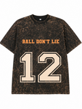 Basketball T-Shirt | Ball Don't Lie Acid Wash Graphic Tee