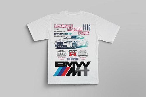 Beamer Dreamer BMW Graphic T-Shirt for Men | Premium Cotton Car Printed Oversized Streetwear Tee | Motorsport Inspired Casual Wear