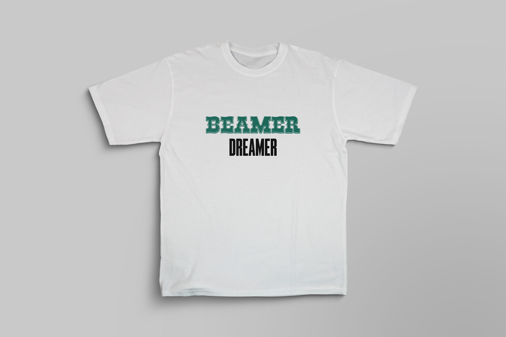 Beamer Dreamer BMW Graphic T-Shirt for Men | Premium Cotton Car Printed Oversized Streetwear Tee | Motorsport Inspired Casual Wear