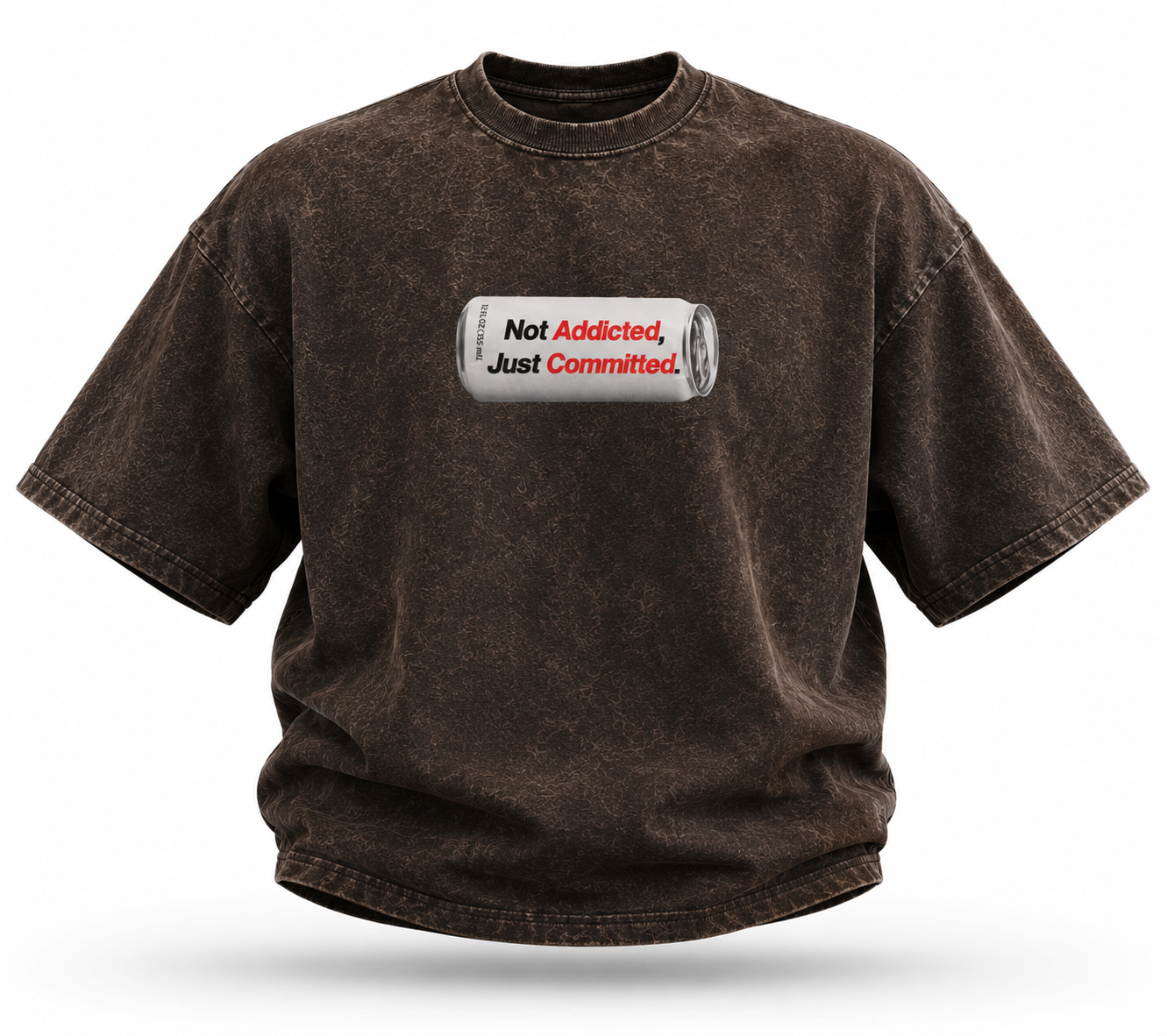 Premium Acid Wash Oversized Graphic Printed T-Shirt for Men & Women | Heavyweight Drop Shoulder Vintage Tee