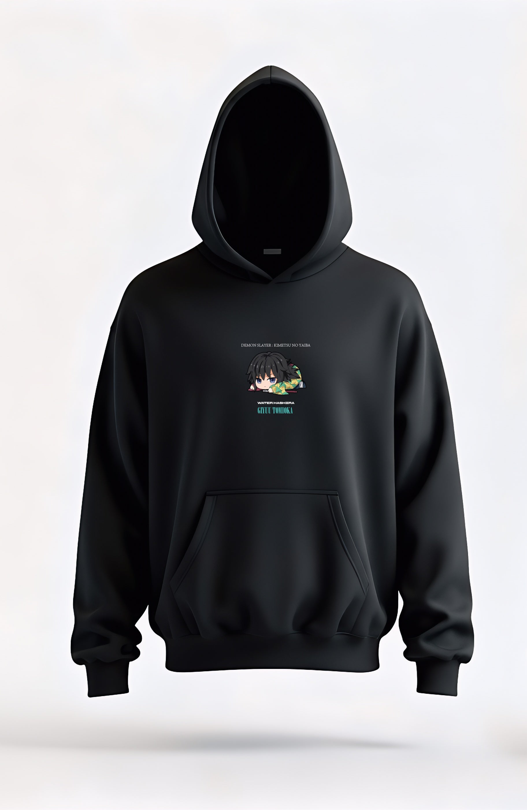 Giyu Tomioka "Water Hashira" Hoodie – Demon Slayer Anime Oversized Unisex | Buy Anime Hoodie India