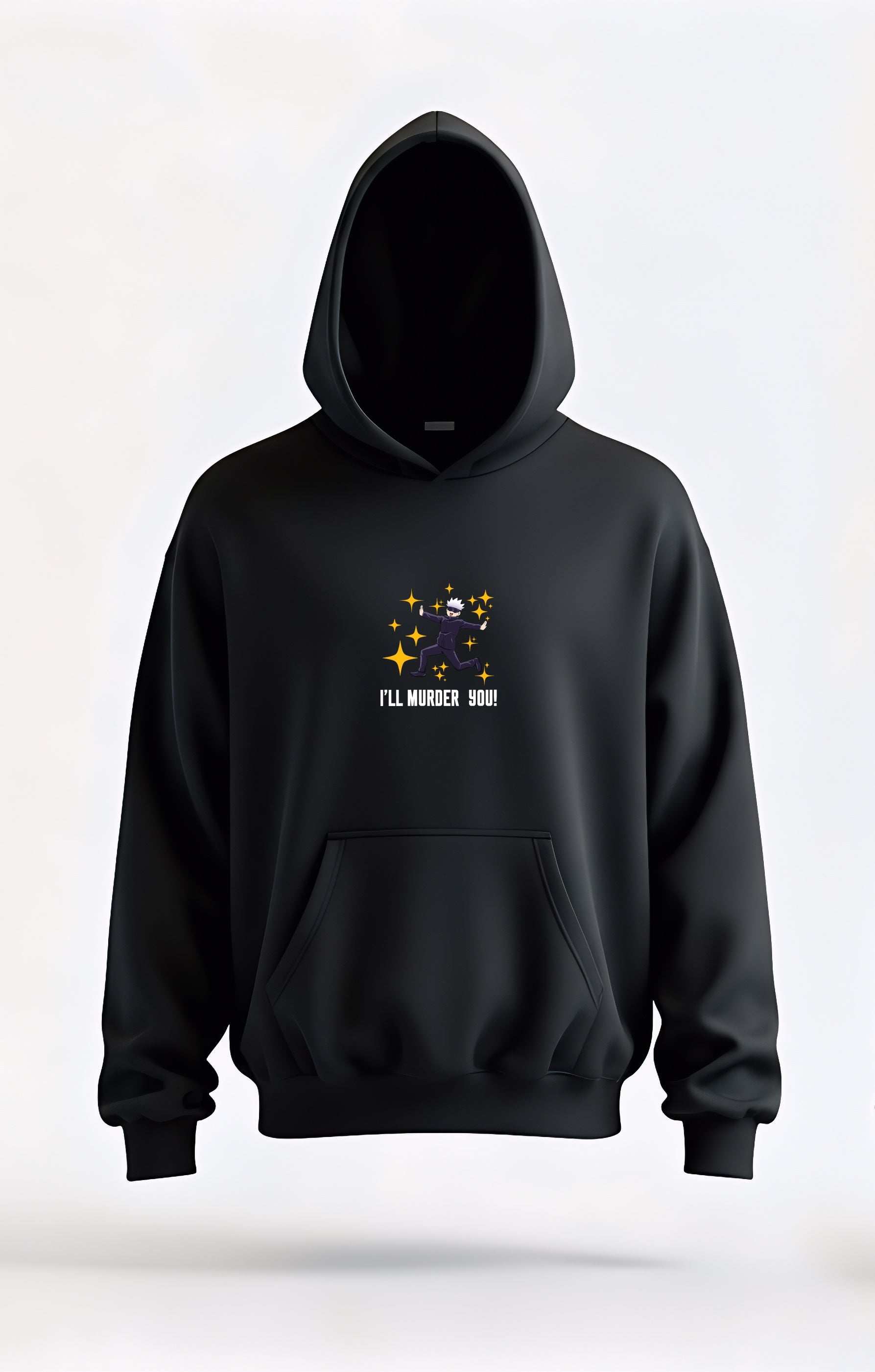 Gojo Satoru "Domain Expansion" Hoodie – Jujutsu Kaisen Anime Oversized Unisex | Buy Anime Hoodie India