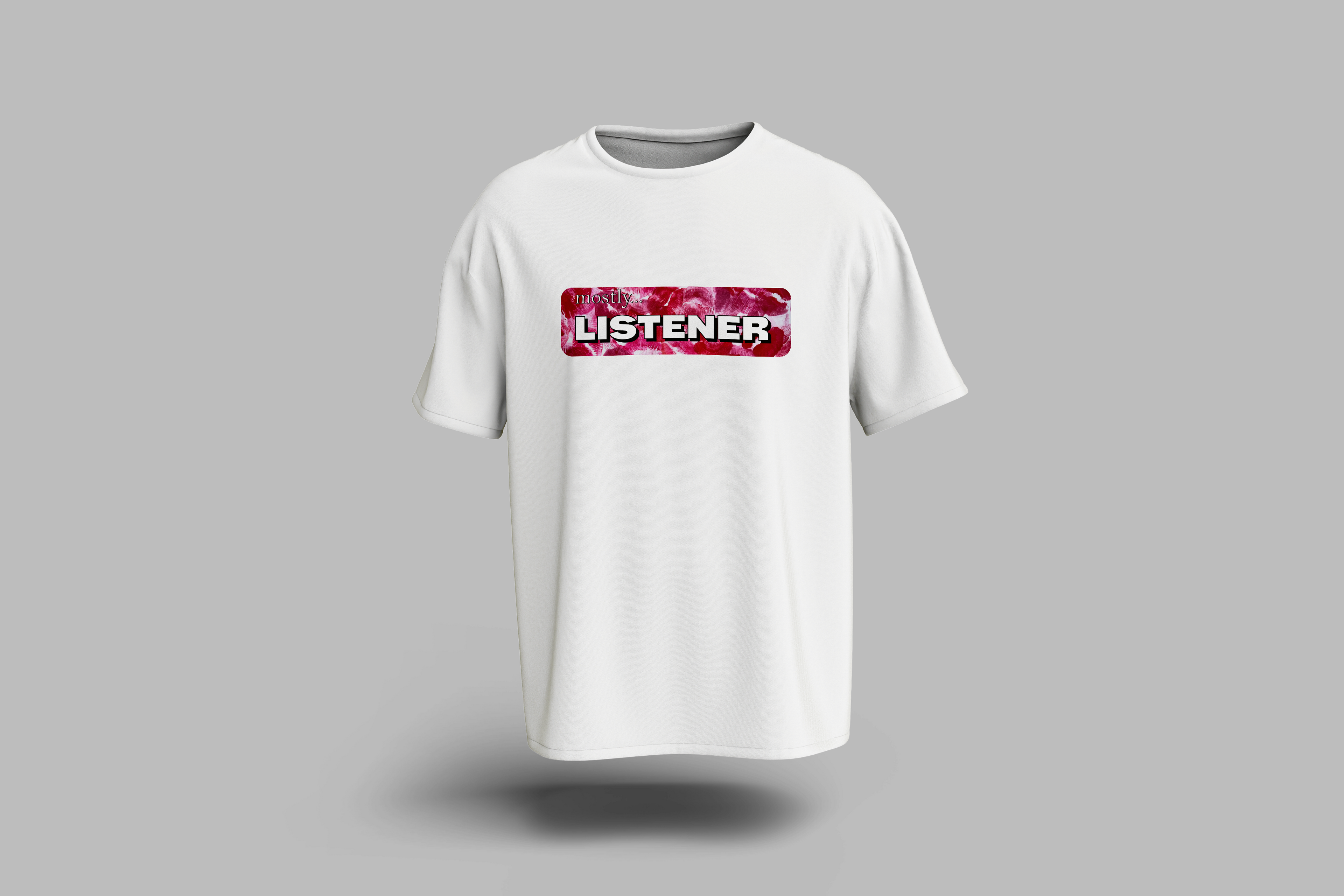 Valentine’s Day Couple T-Shirts Combo – Mostly Yapper & Mostly Listener Oversized 100% Cotton Matching Tees | Best Gift for Couples