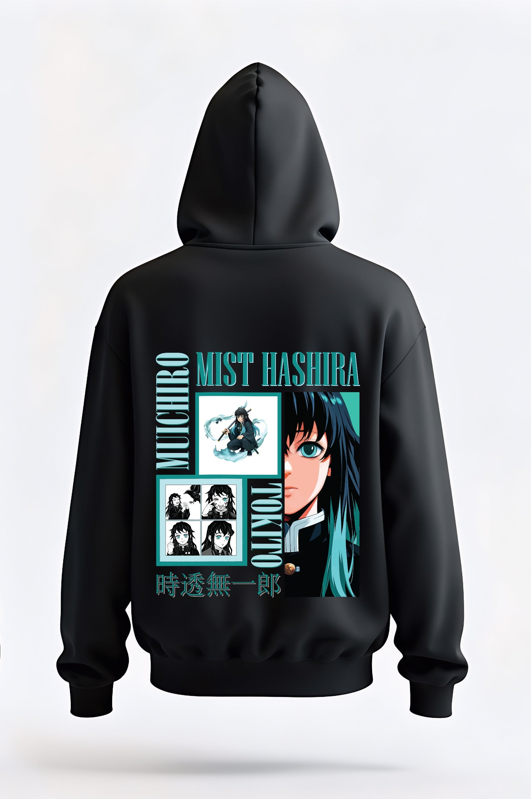 Muichiro Mist Hashira “Mist Breathing” Hoodie – Demon Slayer Anime Edition | Otaku Streetwear India