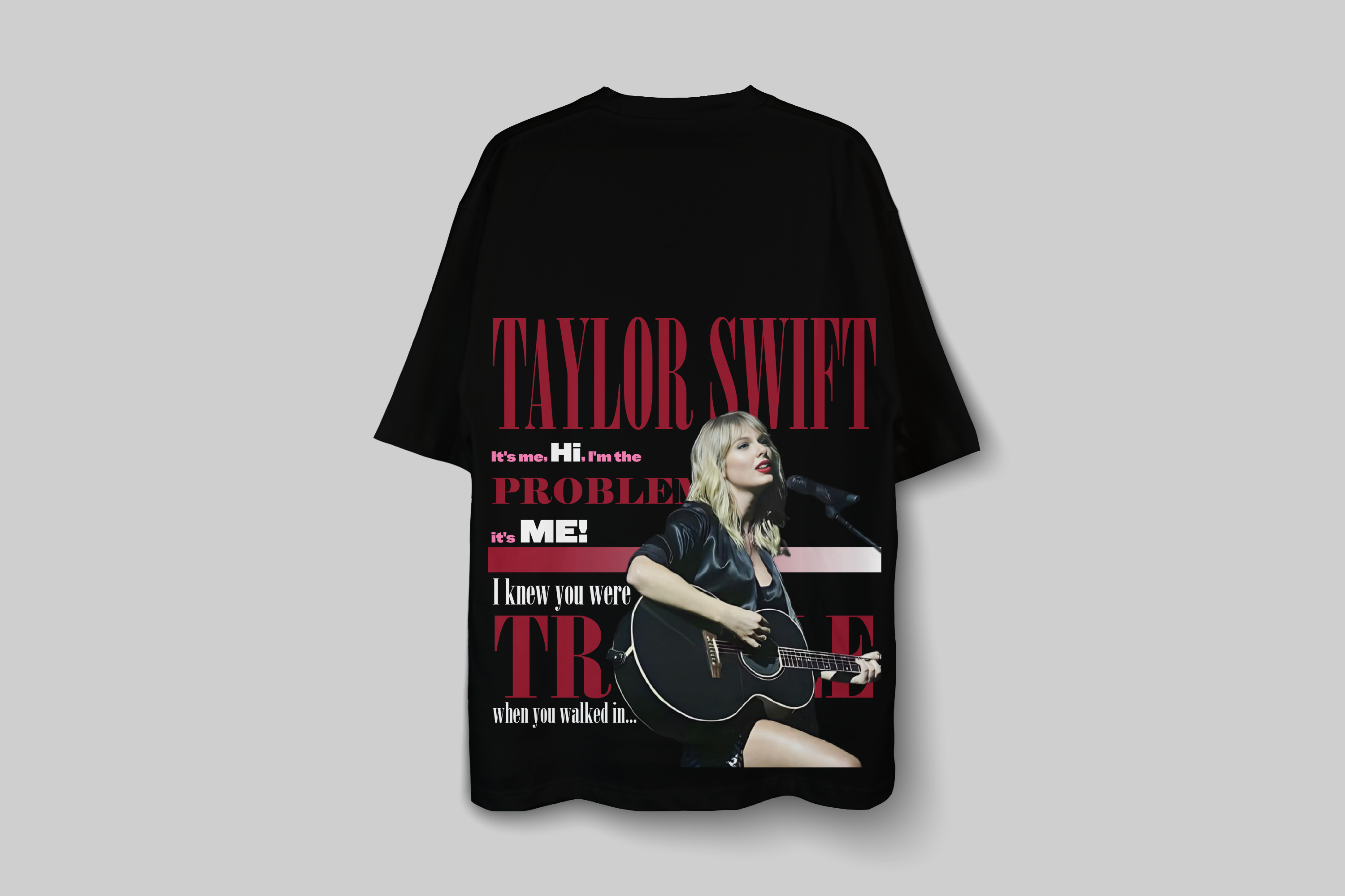 Taylor Swift “Sunshine / Midnight Rain & Trouble” Oversized T-Shirt – Swiftie Merch India | CRWAZY