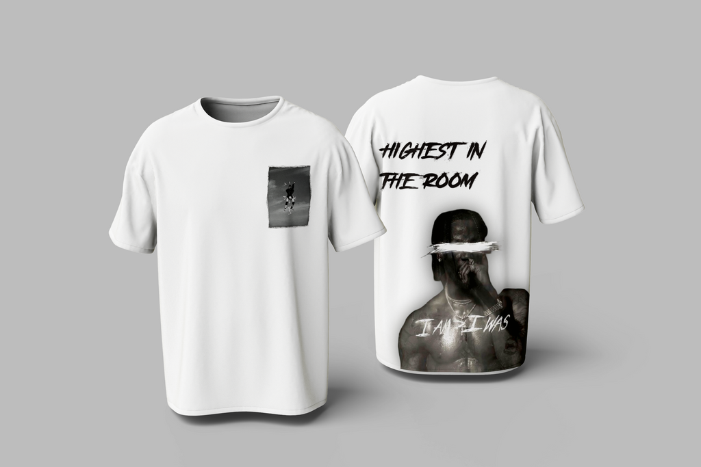 Travis Scott “Highest In The Room” Oversized T-Shirt – 200 GSM 100% Cotton | CRWAZY Event Edition