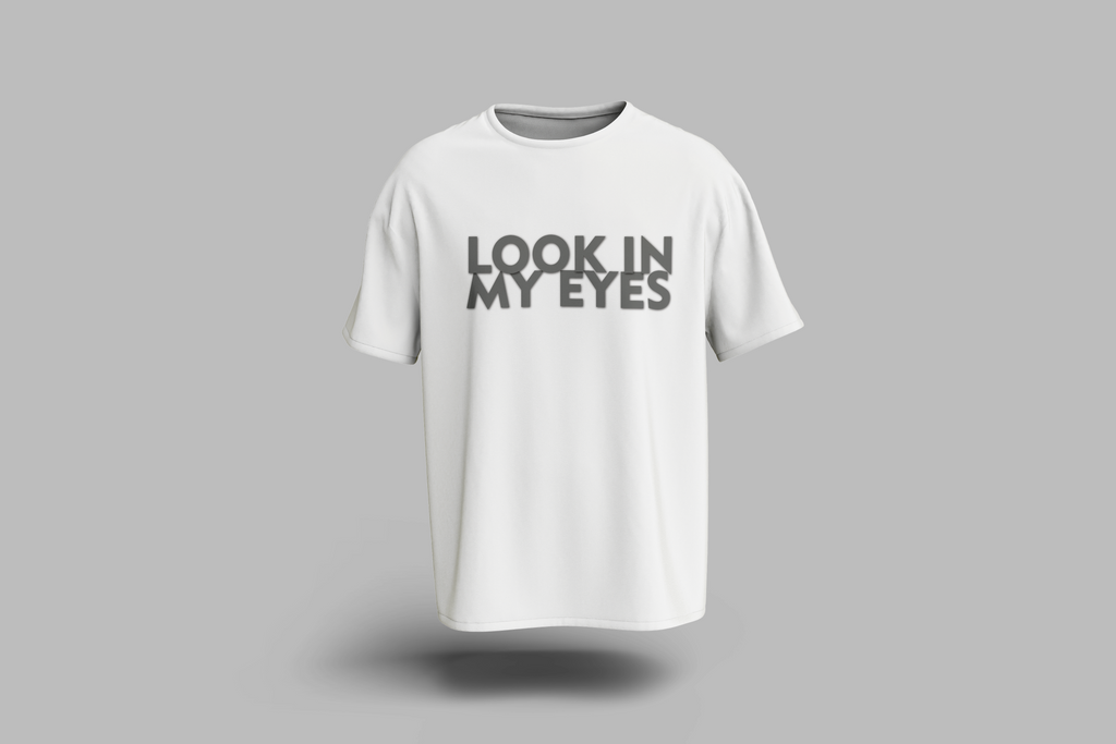 Travis Scott “Look In My Eyes” Oversized T-Shirt – 200 GSM 100% Cotton | CRWAZY Event Edition